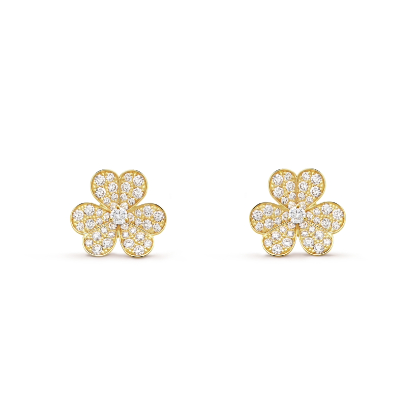 18k Floral Small Model Earrings