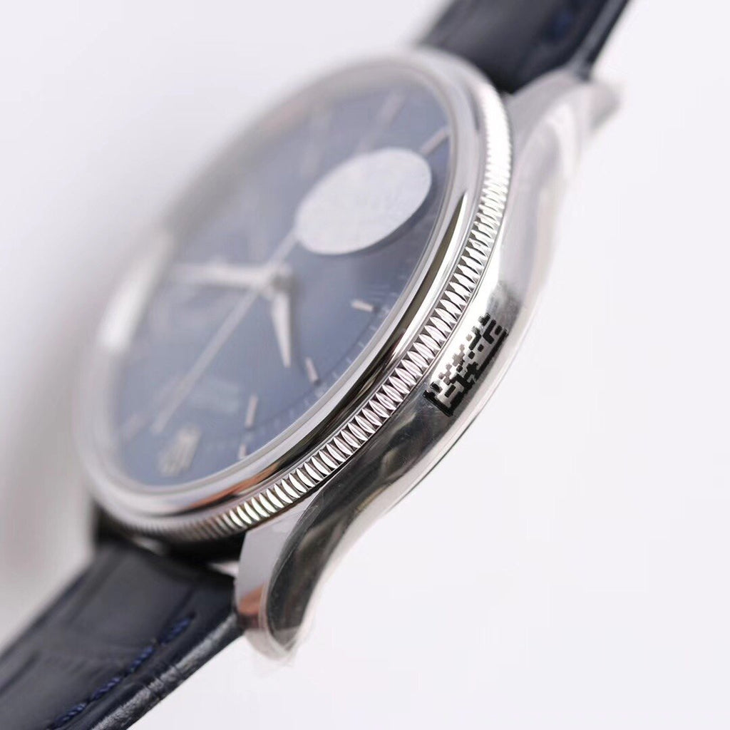 CELLINI DATE WHITE GOLD BLUE DIAL