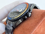 SUBMARINER DATE 40 CUSTOM RAINBOW ALL BLACK LIMITED EDITION