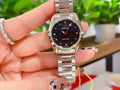 AQUA TERRA 28MM QUARTZ STEEL BLACK DIAL