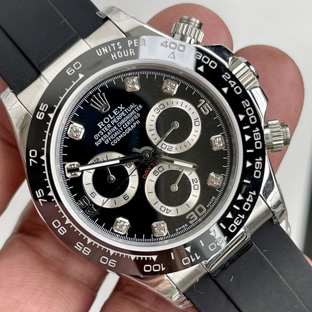 DAYTONA STEEL CASE CERAMIC DIAMOND NUMERALS