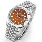DATEJUST 41MM CUSTOM STEEL CASE TIGER EYE DIAL