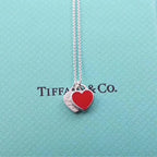 Red Double Heart Necklaces