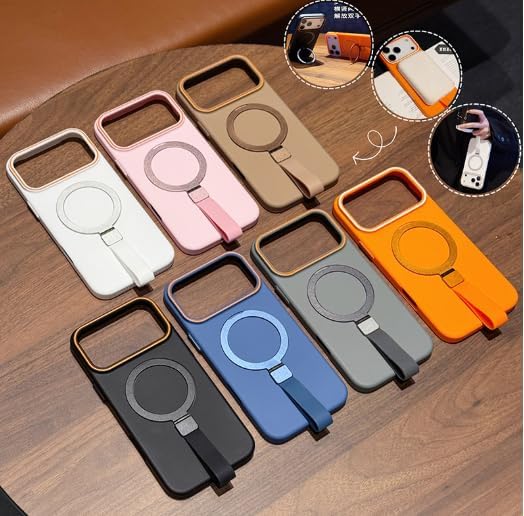 iPhone 17 Pro Max ケース MagSafe対応 リングスタンド付き 耐衝撃 マットカラー LILAS SHENSHINE