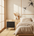 Glastonbury グラストンベリー ナイトテーブル 2引き出し ブラック