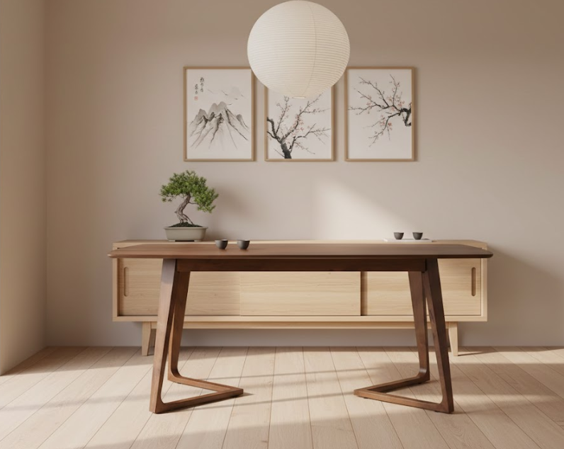 HUXTER ダイニングテーブル ダークウォールナット 180×90cm 長方形 ウォールナット調突板 ラバーウッド脚