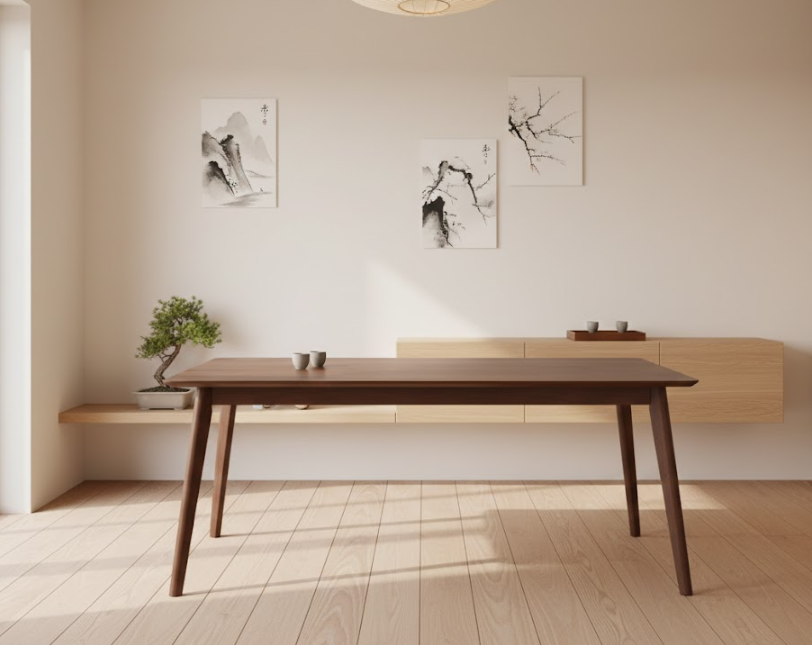 MADOX ダイニングテーブル ダークブラウン 200×100cm 長方形 木目突板 6〜8人用