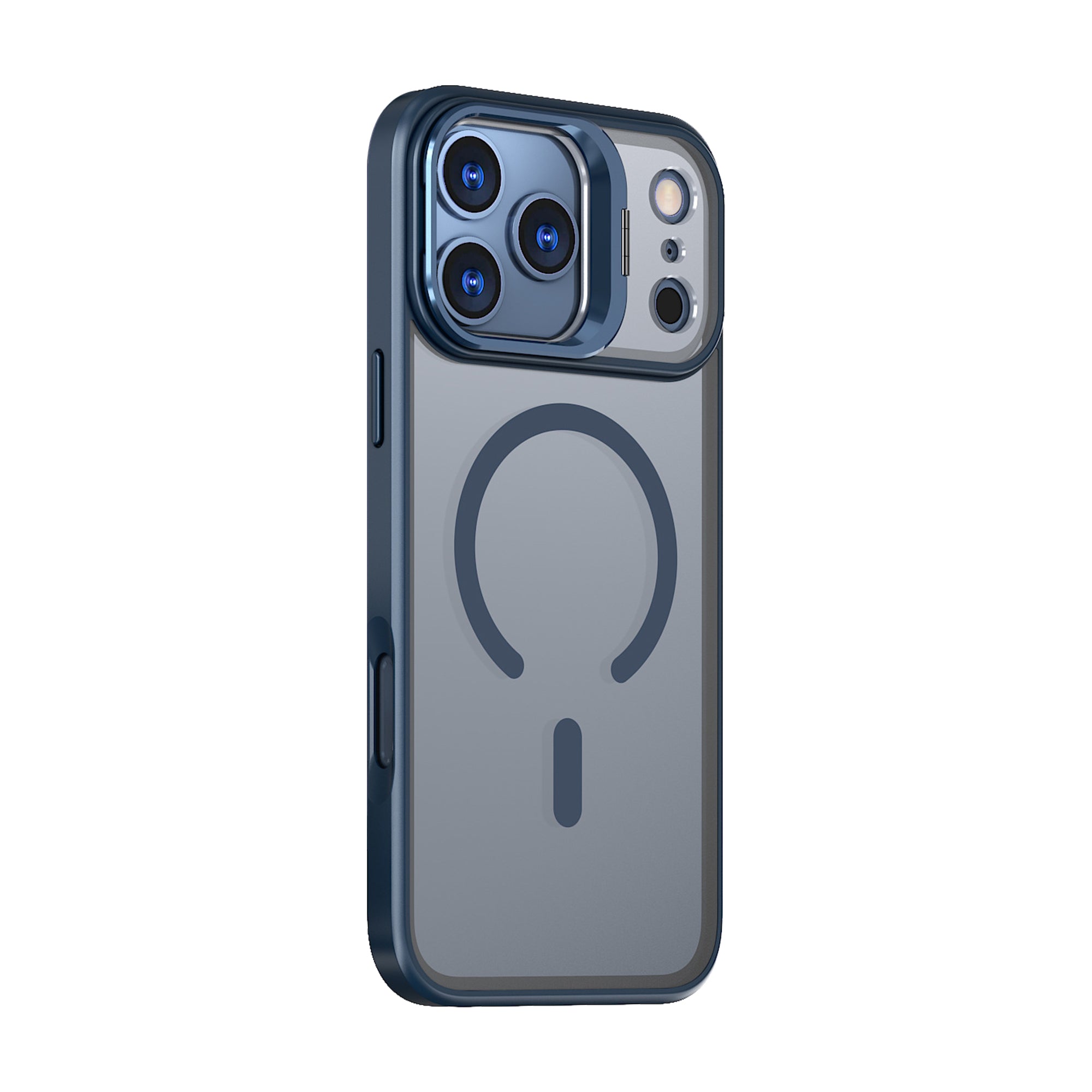 iPhone 17 Pro Max 用 ケース MagSafe対応 180°回転スタンド付き リング付き マットカラー 米軍規格 耐衝撃 カメラ保護 マグネット搭載 ワイヤレス充電対応 軽量 ストラップホール付き