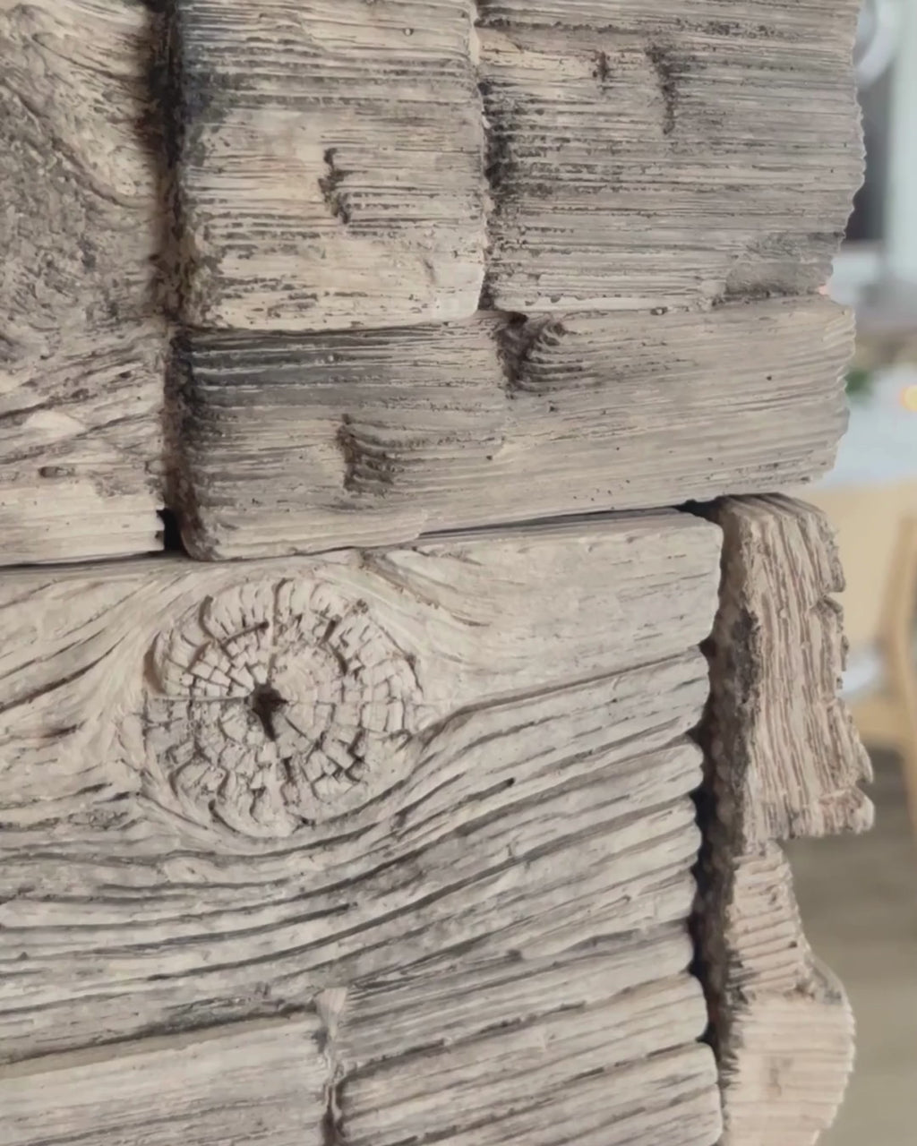 OVERLY 木製ダイニングチェア 2脚セット（ライトブラウン）