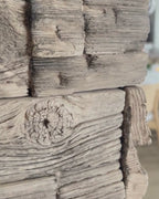 OVERLY 木製ダイニングチェア 2脚セット（ライトブラウン）