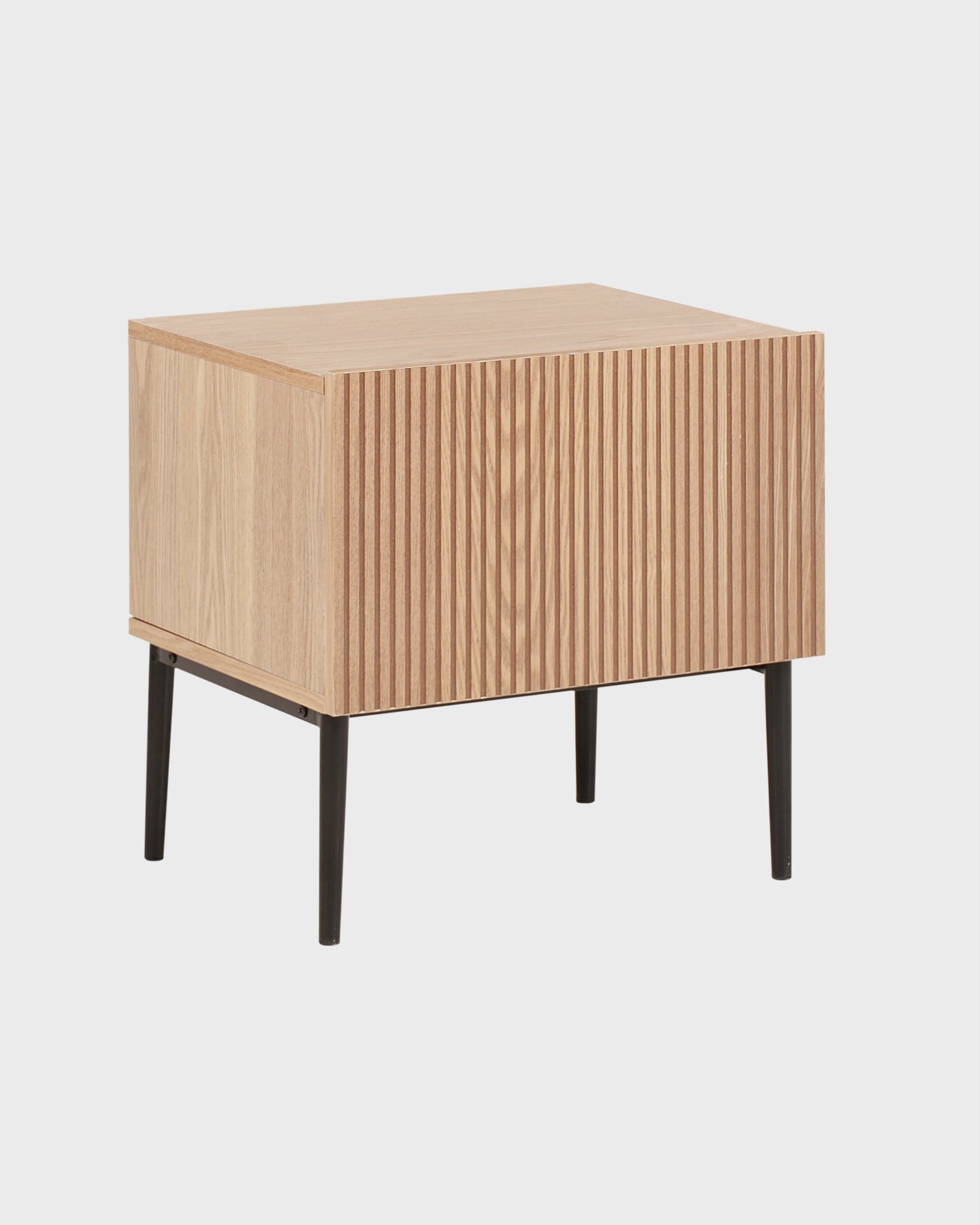 BLYTHE ブライス ナイトテーブル 1引き出し ライブドフロント ナチュラルアッシュ材 48×40×50cm