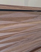 KAYAN テレビスタンド ダークブラウン 160cm｜レトロ調 木製TVキャビネット（最大70インチ対応）