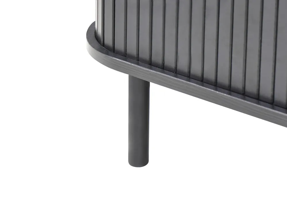 BRADLEY ブラッドリー コーヒーテーブル ダークブラウン 引き戸付き 収納テーブル MDF製 長方形 120×60×41cm