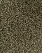 DALBO ブークレ張り 肘付きダイニングチェア 2脚セット（ダークブラウン／グリーン）