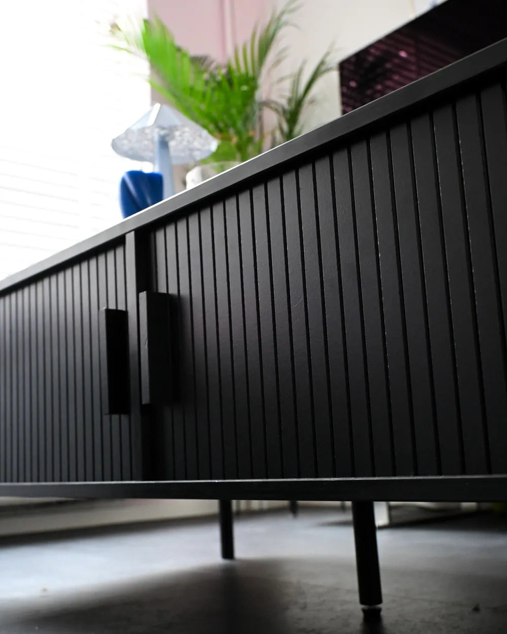 BRADLEY ブラッドリー コーヒーテーブル ダークブラウン 引き戸付き 収納テーブル MDF製 長方形 120×60×41cm