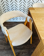 伝統的スタイル ダイニングチェア 2脚セット