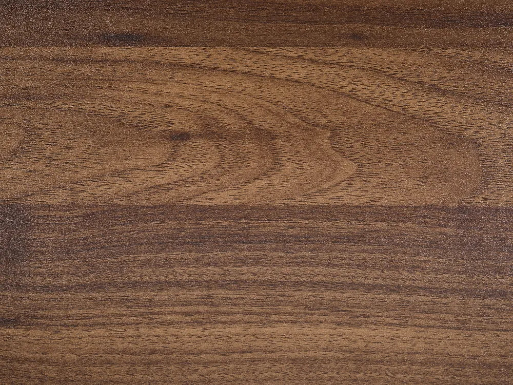 CARAQUET ワインキャビネット ダークブラウン ワインラック付き 幾何学模様扉 MDF×スチール 140×40×85cm