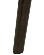 OVERLY 木製ダイニングチェア 2脚セット（ダークブラウン）