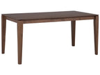 LOTTIE ダイニングテーブル ダークブラウン 160×90cm 長方形 ウォールナット調突板 6人用