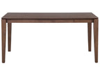 LOTTIE ダイニングテーブル ダークブラウン 160×90cm 長方形 ウォールナット調突板 6人用