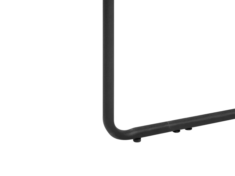 MELODY メロディ コーヒーテーブル 2点セット ラウンド MDF製 メタル脚 ライトブラウン 50×50×50cm・50×50×45cm