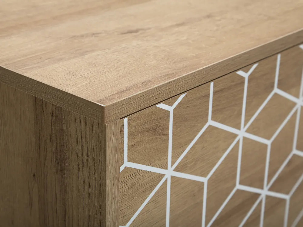 TORVI テレビボード ライトブラウン 収納付き メディアユニット キャビネット＆棚 幅160cm ～70型対応