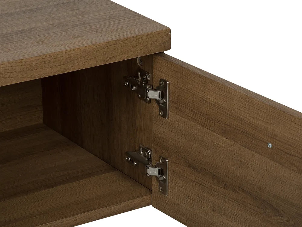 TIMBER テレビボード ダークブラウン インダストリアル調 収納付き テレビ台 ～65型対応