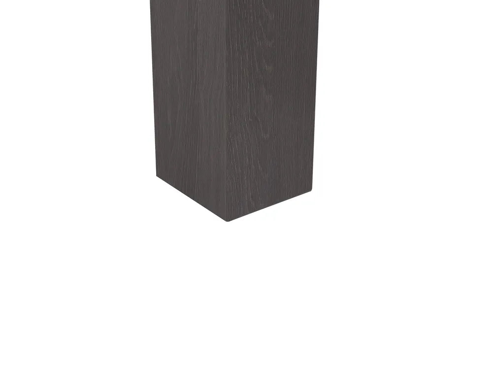 VITON ダイニングテーブル ダークブラウン 180×90cm オーク調突板 MDF天板 6〜8人用