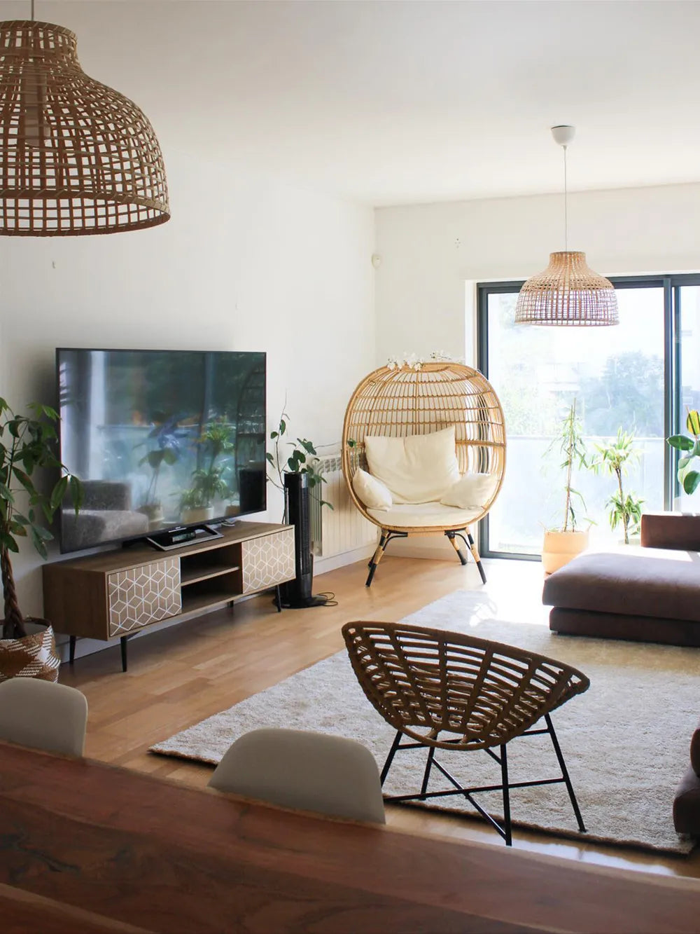 TORVI テレビボード ライトブラウン 収納付き メディアユニット キャビネット＆棚 幅160cm ～70型対応