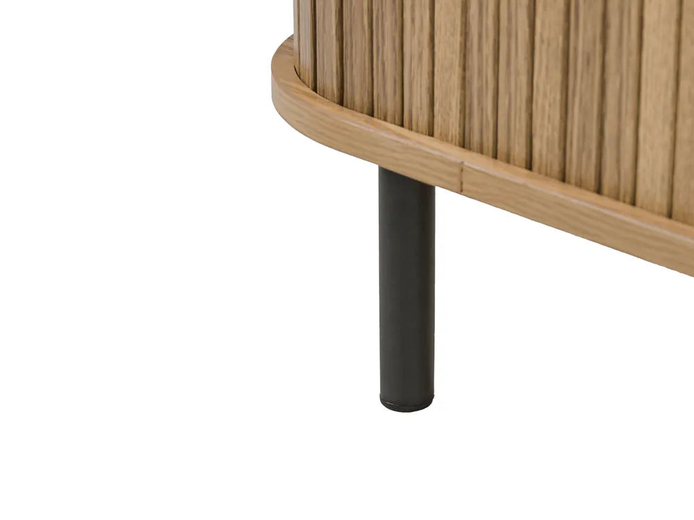 BRADLEY ブラッドリー コーヒーテーブル ブラウン 引き戸付き 収納テーブル MDF製 長方形 120×60×41cm