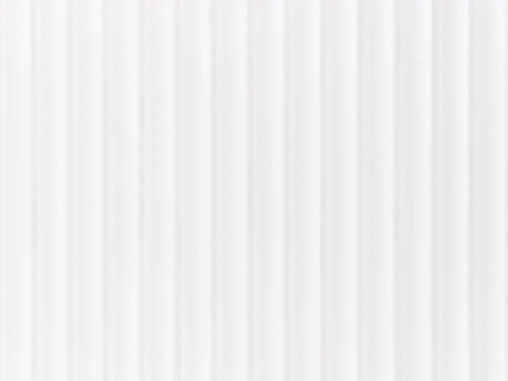 SOHO 6段チェスト ホワイト 縦溝（フルーテッド）フロント メタル脚 モダン収納家具