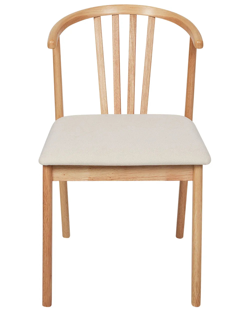 CRAIG 木製ダイニングチェア 2脚セット（ライトブラウン／ベージュ）