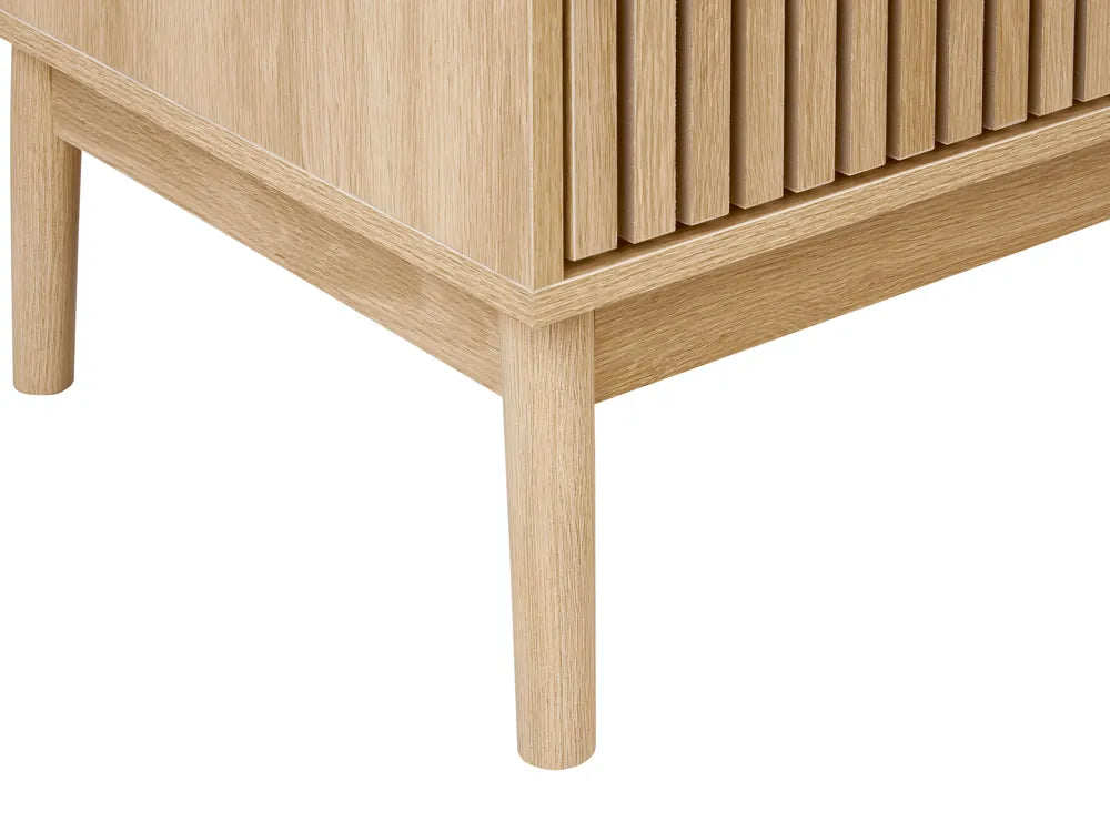 LYNWOOD リンウッド コーヒーテーブル 収納付き 引き出し・棚付き 長方形 MDF製 ライトブラウン 100×50×43cm