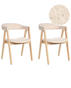 伝統的スタイル ダイニングチェア 2脚セット