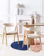 伝統的スタイル ダイニングチェア 2脚セット