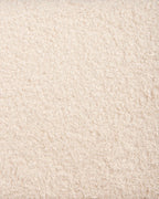 DALBO ブークレ張り 肘付きダイニングチェア 2脚セット（ブラウン／ベージュ）