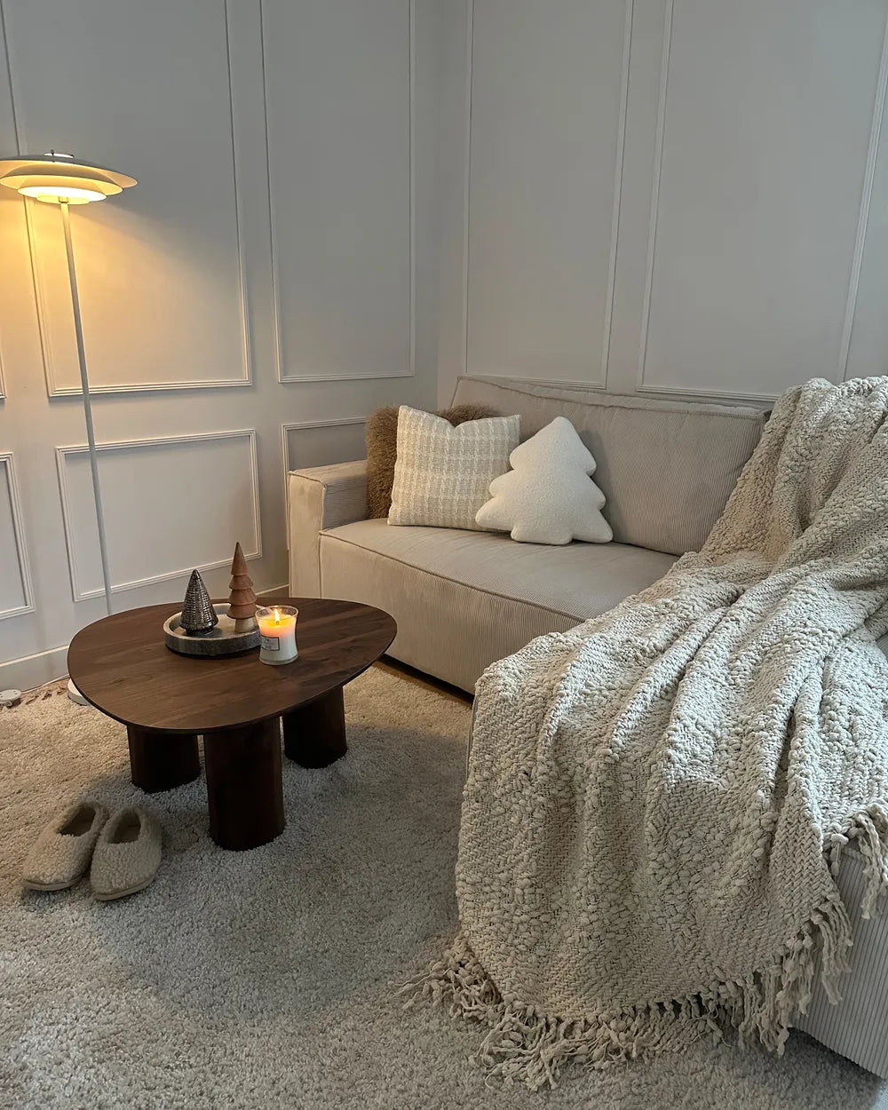 DACOMA ダコマ コーヒーテーブル ダークブラウン ラウンド MDF製 円柱脚