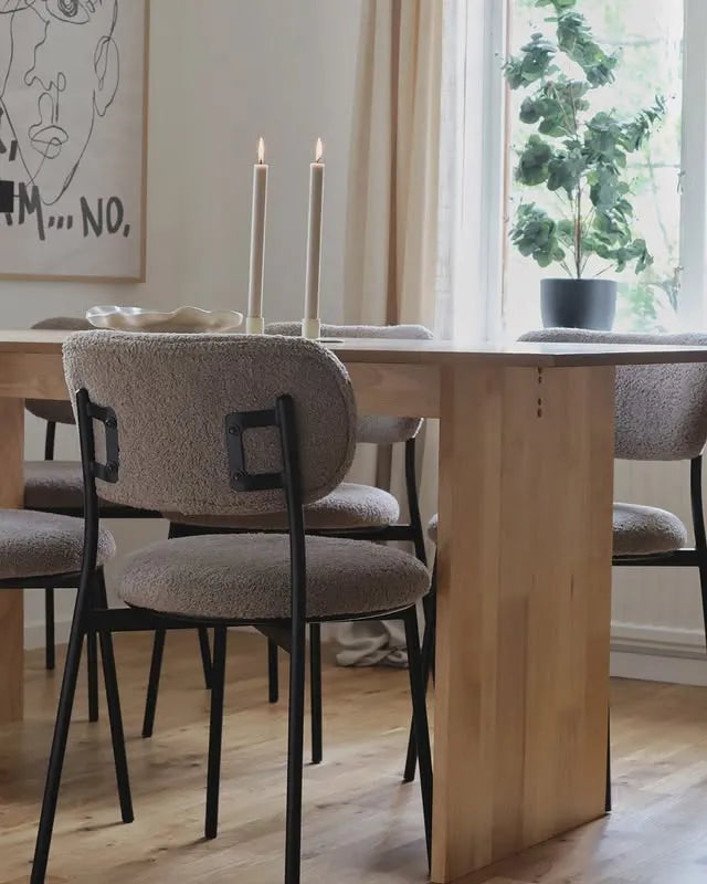 MOORA ダイニングテーブル ナチュラルアッシュ 180×90cm 長方形 木目調 6〜8人用