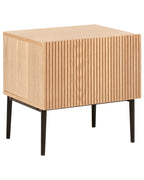 BLYTHE ブライス ナイトテーブル 1引き出し ライブドフロント ナチュラルアッシュ材 48×40×50cm