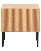 BLYTHE ブライス ナイトテーブル 1引き出し ライブドフロント ナチュラルアッシュ材 48×40×50cm