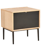 BLYTHE ブライス ナイトテーブル 1引き出し ライブドフロント ナチュラルアッシュ材 48×40×50cm