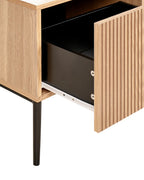 BLYTHE ブライス ナイトテーブル 1引き出し ライブドフロント ナチュラルアッシュ材 48×40×50cm