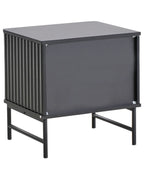 Glastonbury グラストンベリー ナイトテーブル 2引き出し ブラック