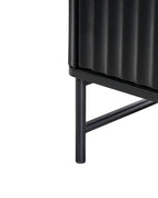 Glastonbury グラストンベリー ナイトテーブル 2引き出し ブラック