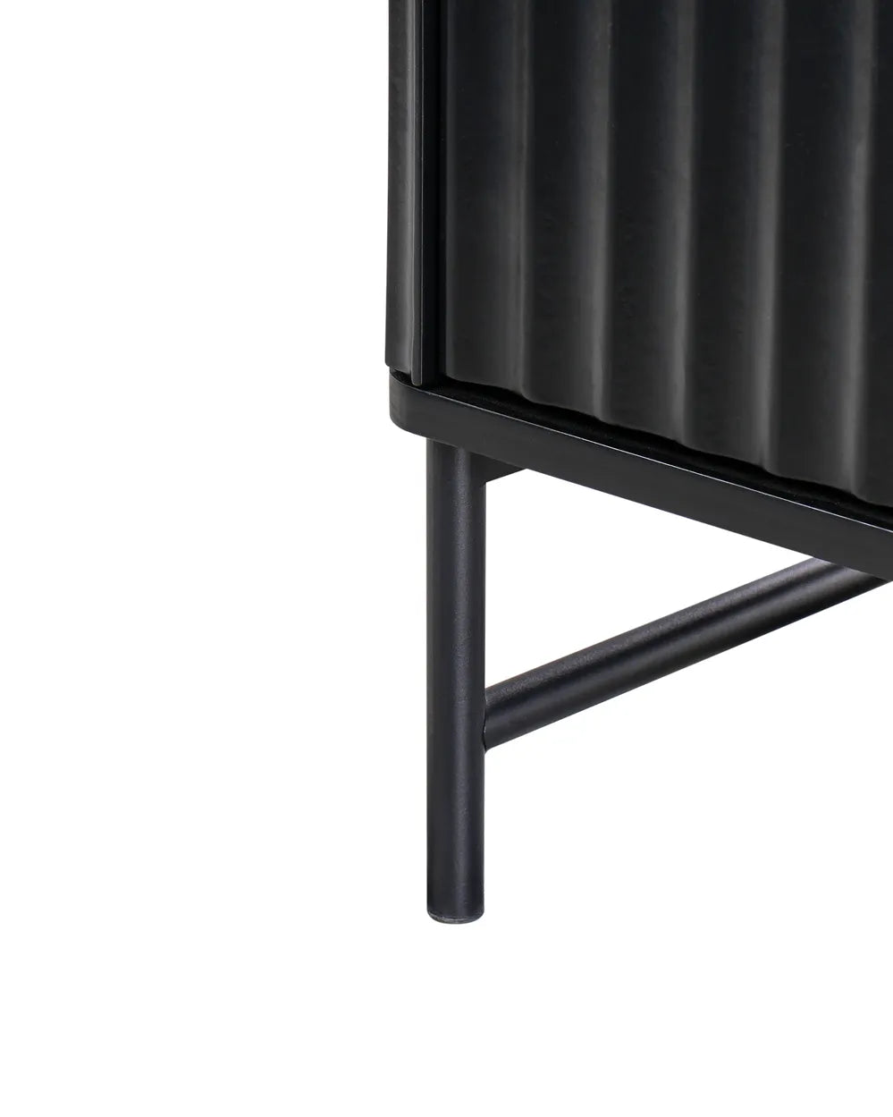 Glastonbury グラストンベリー ナイトテーブル 2引き出し ブラック