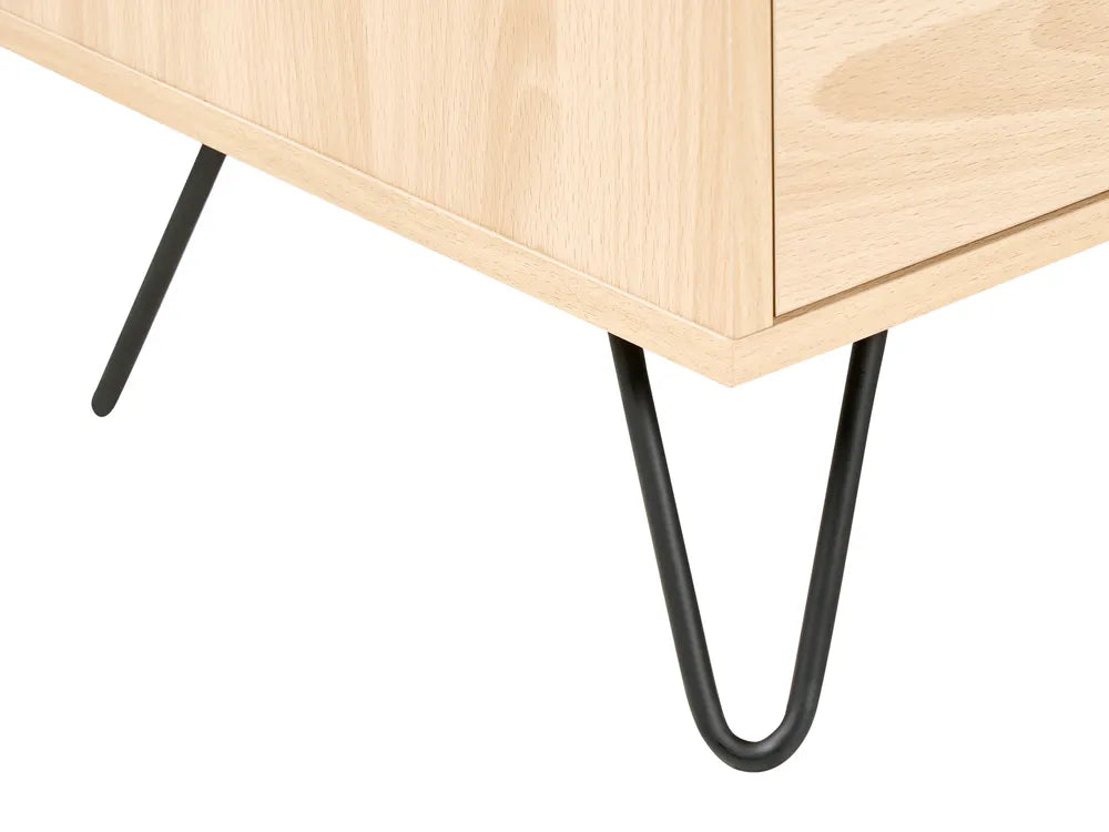 CARDIGAN チェスト タンス 6段引き出し ライトブラウン 木目調収納キャビネット ベッドルーム・リビング用